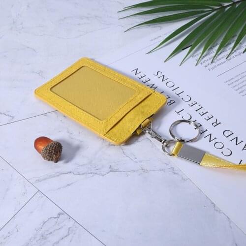 Office Work School ID Card Badge Holder with Keyring Rope Layards Neck Strap 20CA