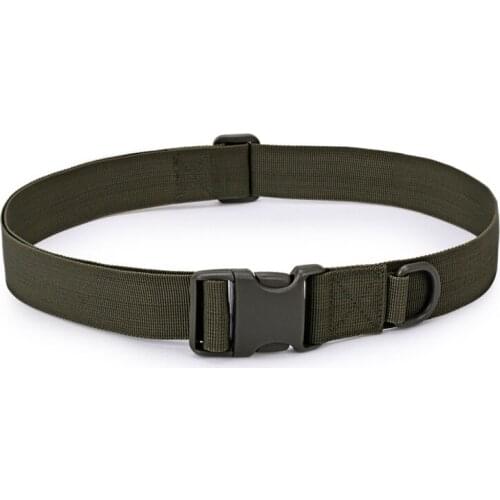 Combat Canvas Duty Tactical Sport Belt with Plastic Buckle Army Military Adjustable quick-release Security Belt Outdoor Hunting