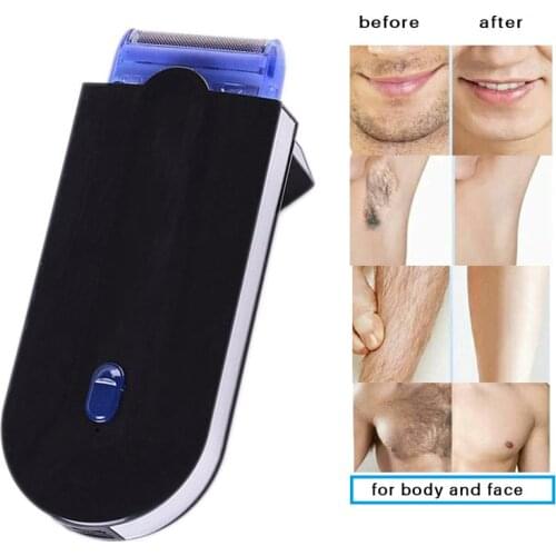 Black Electric Men Shaver Hair Removal Sense-Light Technology Uninsex Induction Touch Hair Remover Safe and Gentle Epilator