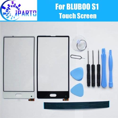 For BLUBOO S1 Touch Screen Panel 100% Guarantee New Original Glass Panel Touch Screen Glass For BLUBOO S1+ Gifts