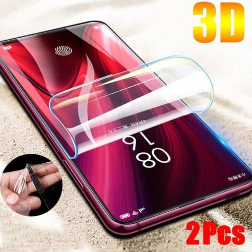 2Pcs 3D Hydrogel Film For Xiaomi Redmi Note 9 8 7 K30 K20 Pro 9S Screen Protector For Xiaomi Mi 10 Mi 9 SE Mi 9T Pro Mi8 A3 Flim