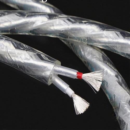 Hifi OFC+silverplated Liton AMP audio speaker Signal cable