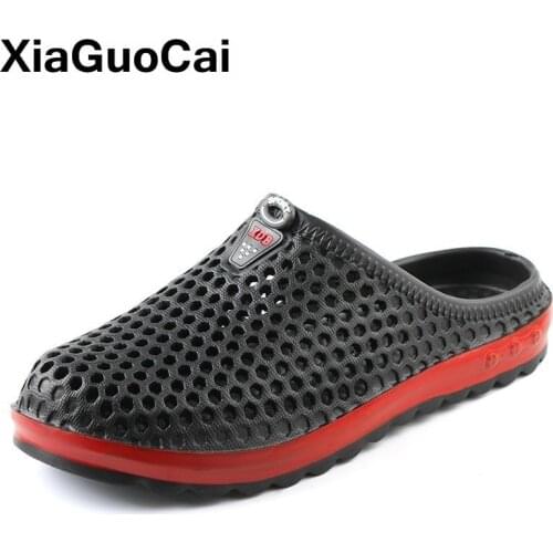 Men Slippers 2020 Summer Clogs Unisex Beach Slipper Lightweight EVA Couple Flip Flops Quick Dry Garden Shoes Lovers Pool Sandals