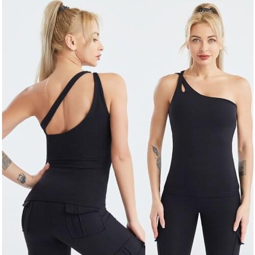 2021 New Style Yoga Vest Womens Nude Feeling Quick-drying Sleeveless Fitness Clothes Running Sexy Beauty Back Sports Vest