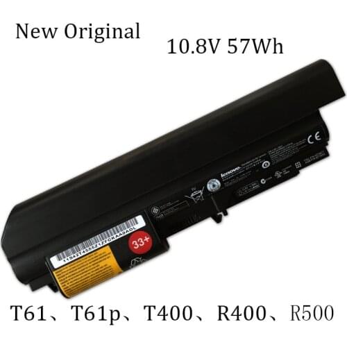 New Original Laptop replacement Li-ion Battery for Lenovo ThinkPad T61、T61p、T400、R400、 R500、R61、R61i 10.8v 57Wh
