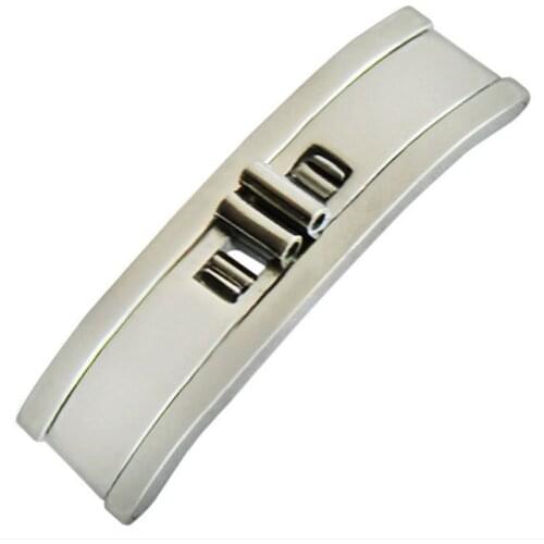 Wholesale 100PCS/lot 3mm 4mm 4.5mm 5mm 6mm Stainless steel Folding clasp Buckle watch buckle watch part -WB97