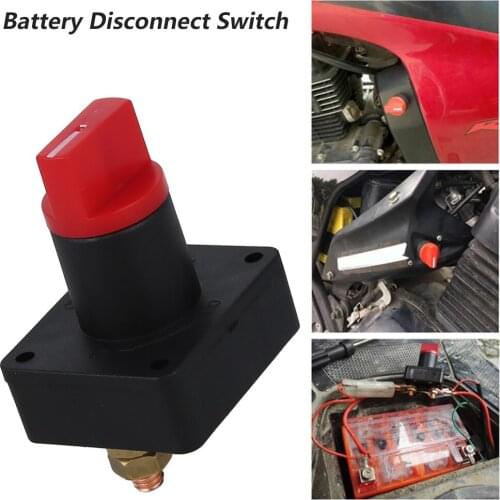 Car Master Battery Switch Power Disconnect Rotary Switch Marine Boat Truck Cut Off Isolator Kill Switch 300A Petrol Scooter