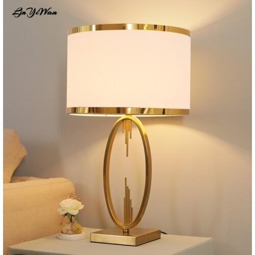Modern Metal Pipe Shape Table Lamps Nordic Living Room Home Decor Lamp Fabric Bedroom Lamp Luminaire Decoration Luxury Desk Lamp
