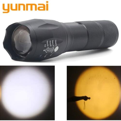 Yunmai Z20 XML2-U3 3000LM Super Waterproof LED Flashlight Portable LED Light Flashlight Lantern Self-defense Tactical Flashlight