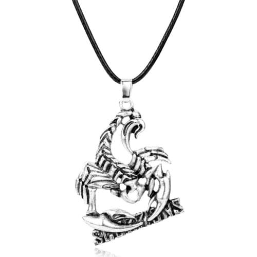 Dongsheng Scorpions Souvenir necklace Heavy Metal Rock Band Scorpions Pendant Necklace for Man Music men women Jewelry-30