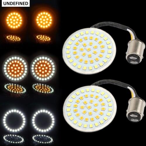 Motorcycle Bullet LED Turn Signal Indicator Light 1156 1157 Panel for Harley Sportster XL 1200 883 Electra Glide Dyna FLSTF CVO