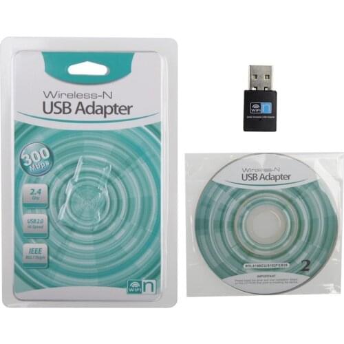 300Mbps USB WiFi Adapter, LOTEKOO Wireless LAN Network Card Adapter WiFi Dongle for Desktop Laptop PC Windows 10 8 7 XP MAC OS