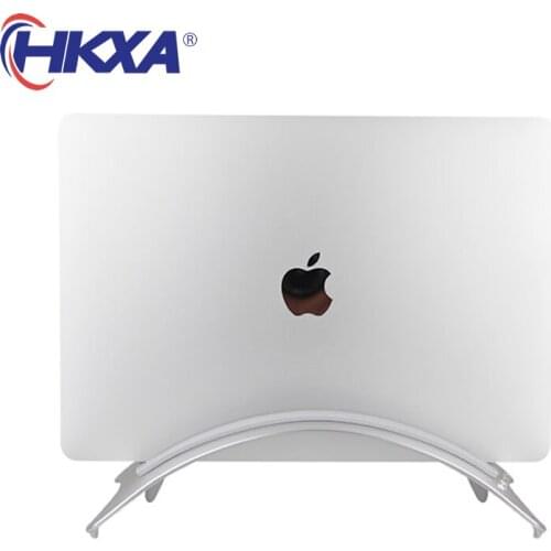 Vertical Aluminum Space-saving Anti Slip Laptop Stand Desktop Erected Holder for Apple MacBook Pro Air Retina Laptop Accessories