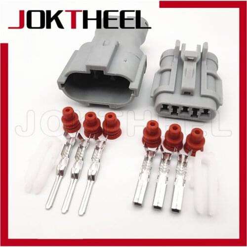 1-20 sets SWP male female housing fog lamp 3 Pin Waterproof auto connector plug for car Ford VW AUDI 7222-7434-40 7123-7434-40