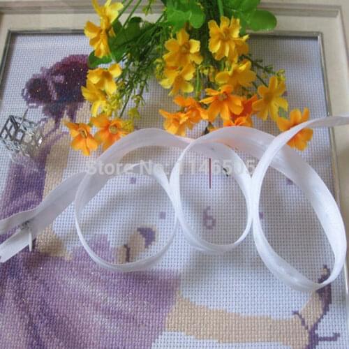 10 pcs/lot 150cm invisible zipper White and Black Cheap price 3# zipper for Sewing Quilt accessoriesHousehold Zipper
