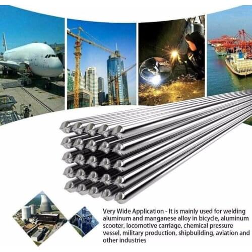 20 Pcs 1.6mm/2mm Welding Rods Low Temperature Easy Melt Aluminum Weld Bars Cored Wire Soldering Aluminum No Need Solder Powder