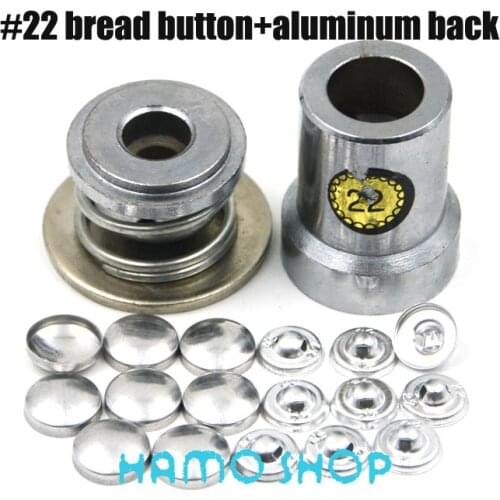 200sets/lot #22 1.3cm/13mm Round Aluminum Fabric Covered Cloth Button One Tool Metal Jewelry Accessories Free Shipping