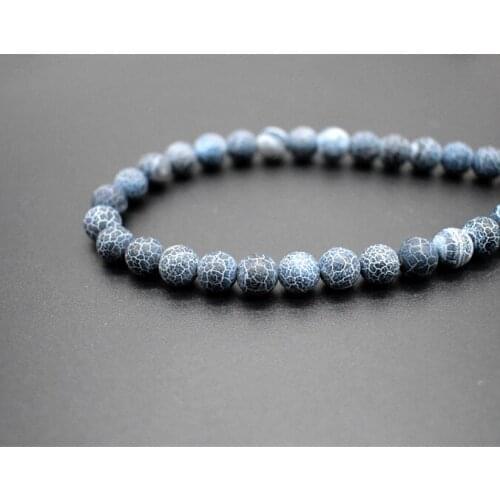 6mm 8mm Natural Volcanic rock stone beads Loose Round beads For making jewelry