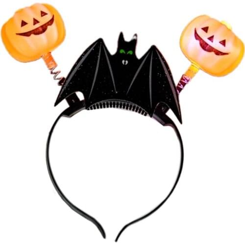 Glowing Headband Flash Accessories LED Cartoon Lights Toys Funny Flashing Kids Toys Novelty Plastic Led Festival Gifts 69HE