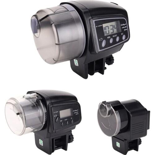 1 Pcs 100 Ml Battery-operated Automatic Feeding Fish Tank Feeding Travel Outside Aquarium Daily Automatic Feeding Worry Free