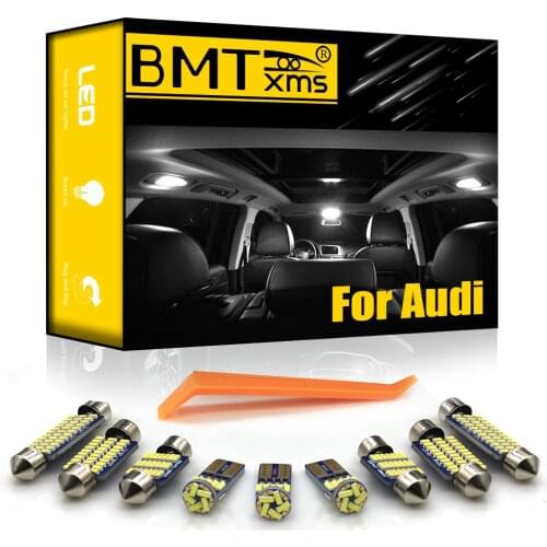 BMTxms Canbus For Audi A3 8L 8V 8P A4 B5 B6 B7 B8 A5 8TA 8T3 A6 C5 C6 C7 A7 A8 D2 D3 Car LED Interior Light License Plate Lamp