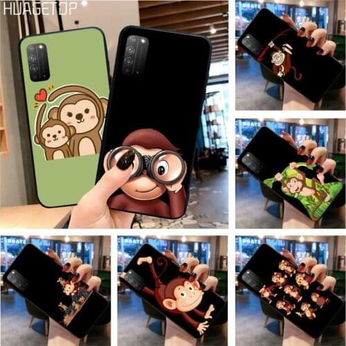 HUAGETOP Amazing Monkey Cartoon Customer Phone Case for Huawei Honor 30 20 10 9 8 8x 8c v30 Lite view pro