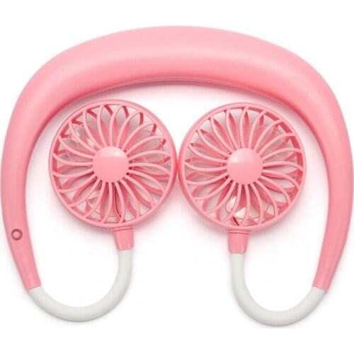 Hands-free Neck Band Neck Hanging USB Rechargeable Dual Fan Portable Mini Air Cooler sports mini Mini Portable Air Conditioner