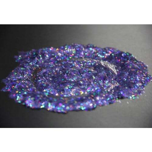 Beautiful Purple Solvent Resistant Holo Glitter Acrylic Strip Dust For Nail Art Decoration Manicure DIY Decor