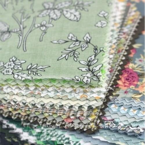 50 Colors Red Floral Patchwork For Handmade Diy Sewing Doll Clothes Bow Hair Accessories Rags 10*11cm