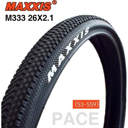 MAXXIS 26 Bicycle Tire 26*2.1 PACE White Logo MTB Mountain Bike Tire Pneu De Bicicleta Bike Parts or AV/FV Inner Tube 53-559