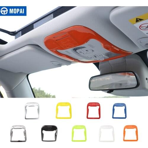 MOPAI ABS Car Interior Reading Light Lamp Decoration Trim Cover With Card Slot Stickers for Jeep Renegade 2015-2016 Car Styling