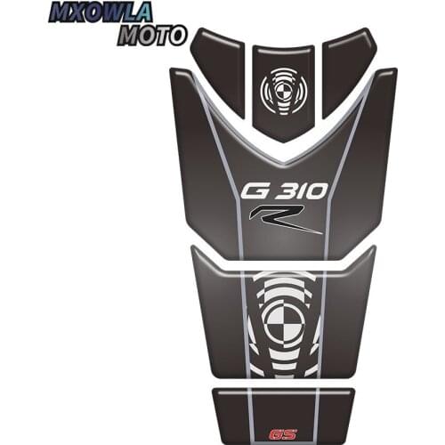 Motorcycle Parts For G310R Tank Grip Cover Sticker 3D Decal Emblem Protection Tank Pad Cas Cap Fit For G310 R G 310R