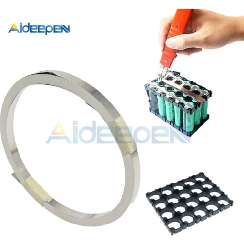 Nickel plated steel strip Nickel Plate Strap Strip Sheets for 18650 battery spot welding machine Spot Welder with Holder Bracket
