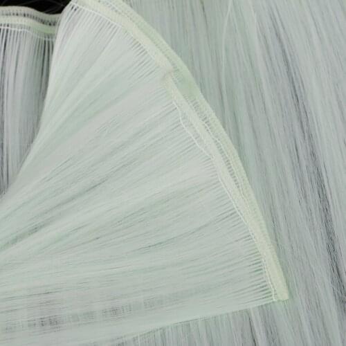 Dolls Straight Hair Wig High Temperature Wire Hairpiece For 1/3 1/4 1/6 BJD Girl Doll DIY Making -White