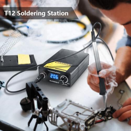 T12B soldering station LCD digital display mobile phone soldering rework station PCB IC repair soldering tools Soldering Station