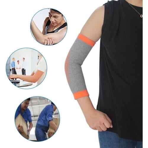Supporting elbow, sports elbow pad, sweat band, arm sleeve, thermal adjustment, elastic bandage