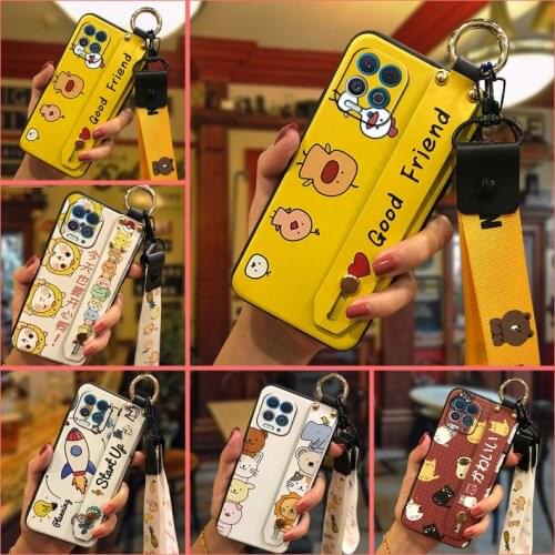 Wrist Strap Waterproof Phone Case For MOTO EDGE S/G100 Lanyard Wristband Fashion Design Anti-dust