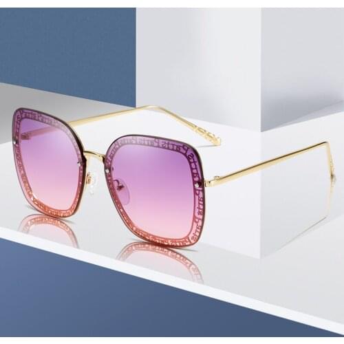 Brand Design Fashion Women Sunglasses Lady Luxury Oversized Sun Glasses Vintage UV400 Sunglass Shades Eyewear Oculos de sol