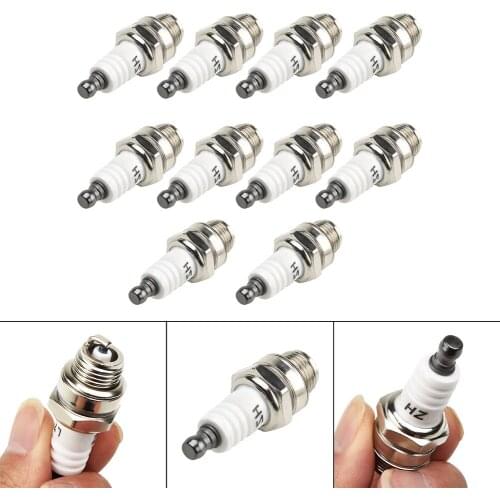 High Quality 10Pcs Spark Plug L7T For Stihl Hedge Trimmer Lawnmover Blower Chainsaw Field Mower Garden Power Equipment