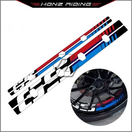 For BMW R1200GS LC 2013-2018 and R1250GS 2019 Rim Decoration Motorcycle Wheel Reflective Decal