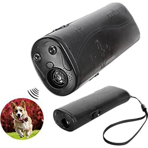 Ultrasonic Anti Barking Control Pet Dog Stop Bark Training Device Dog Repeller Bark Deterrent Silencer with flashlight function
