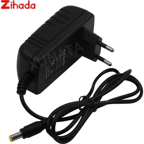 EU Plastic Shell Universal Switch Power Supply LED Driver 100-240V AC to DC 5V 12V 24V Converter Power Adapter 3A 5A Charger