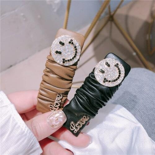 Fashion cute flowers Hair Barrette Hair Clip Hairpin Girls rhinestone autumn winter Hair Accessories Women Headdress Wholesale