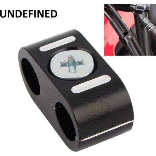 1pc Brake Throttle Cable Clips Clamp Protector Guard Cover For Sportster XL 883 1200 Street 750 Dyna Softail Fat Bob 1984-up