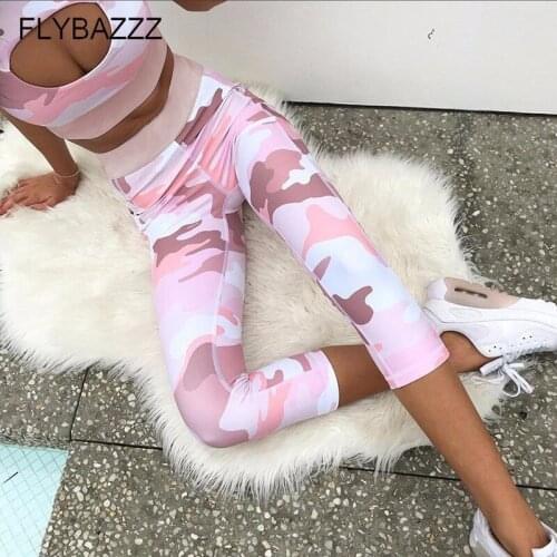 Women Yoga Set Floral Printed Yoga Gym Sportwear Bra And Leggings High Stretch Gym Clothing Tracksuit For Women Sports Yoga Sets