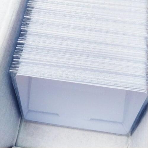 100pcs EM4305 Blank Thin PVC Card 125KHZ Proximity Blank Smart Card read Writable Passive RFID PVC Card