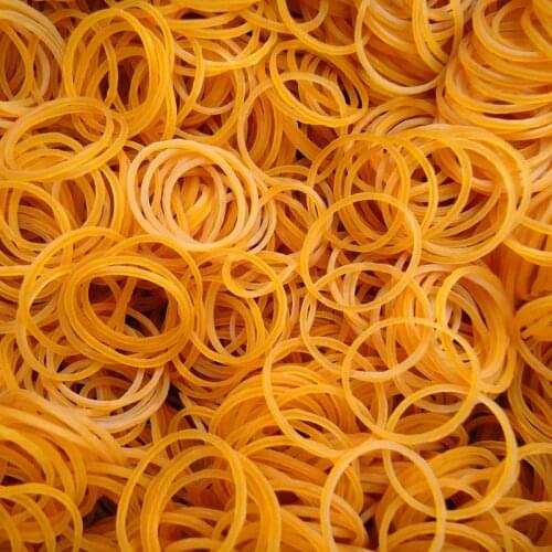 100pcs/pack wholesale High-Quality Office Rubber Ring Rubber Bands Strong Elastic Hair Band Loop Office Supplies Free shipping