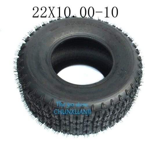 2PCS Hot Sale Good Reputation GO KART KARTING ATV UTV Buggy 22x10.00-10 Inch Tubeless Tyre 22*10.00-10 Rubber Tire
