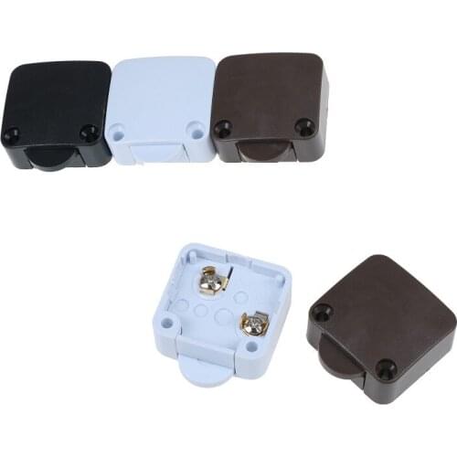 202A Automatic Reset Switch Wardrobe Cabinet Light Switch Door Control Furniture Cabinet Switches Random 1PCS