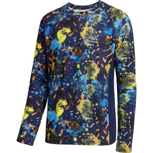 Bassdash FS12M Camo Fishing Shirts for Men Long Sleeve Sun Protection Hiking Shirts For Men Quick Dry Upf 50